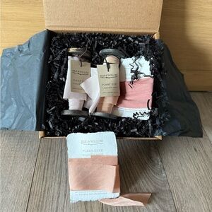 Bridal Bouquet Silk & Willow Plant-Dyed Silk Ribbon Bundle